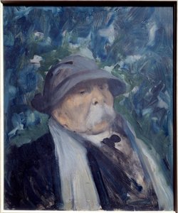 Ritratto di Georges Clemenceau (1841-1929) politico. Dipinto di Raymond Woog (1875-1949), XX secolo. Olio su legno. Dim: 0,45 x 0,38m. Parigi, Museo Carnavalet.