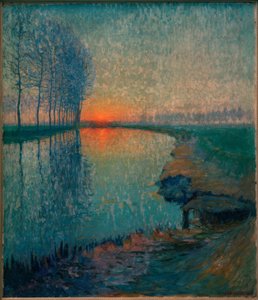 Tramonto sulla Nete da Raymond de la Haye