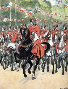Prima Guerra Mondiale: parata della vittoria sugli Champs Elysees da Raymond de la Neziere