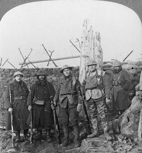 Mitraglieri Lewis, Hollebeke, Belgio, Prima Guerra Mondiale, c1914-c1918 da Realistic Travels Publishers