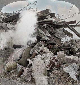 Nido di mitragliatrici, Poelcappelle, Belgio, Prima Guerra Mondiale, 1914-1918