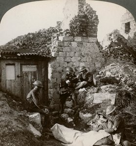 Il Royal Army Medical Corps alla stazione di medicazione di Monchy, Francia, Prima Guerra Mondiale, 1914-1918 da Realistic Travels Publishers
