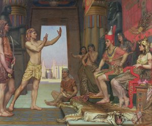 Giuseppe interpreta il sogno del faraone, 1894 da Reginald Arthur