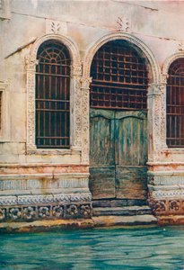 Un portale rinascimentale, Venezia, c1903