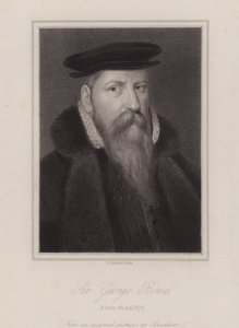 Sir George Bowes, soldato inglese (incisione)