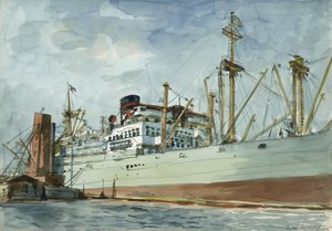 Cargo e rimorchiatore a vapore