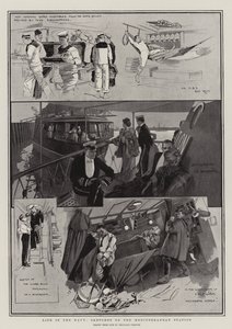 Vita in marina, schizzi sulla stazione del Mediterraneo (litografia) da Reginald Thomas Cleaver