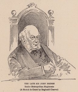 Il defunto Sir John Bridge (litografia) da Reginald Thomas Cleaver