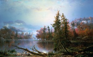 Paesaggio autunnale, metà-fine XIX secolo da Regis Francois Gignoux