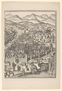 Veduta di Firenze (parte destra) da Reichsdruckerei
