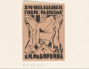 Ex libris di J.H. Plantenga da Reijer Stolk