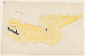 Donna nuda sdraiata