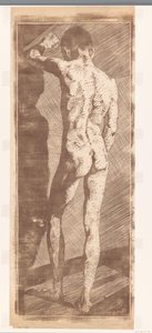Ragazzo in piedi, visto di spalle da Reijer Stolk