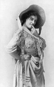 Evie Greene 1876-1917, attrice inglese, 1902-1903 da Reinhold Thiele