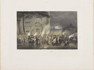 Processione dei retori con il buon samaritano