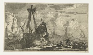 Nave a vela disarmata da Reinier Nooms