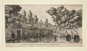 Il Giardino di Monsieur de Nue a S. Marsiou, sobborgo di Parigi da Reinier Nooms