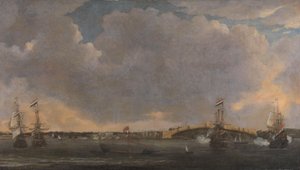 Vista su Tripoli da Reinier Nooms