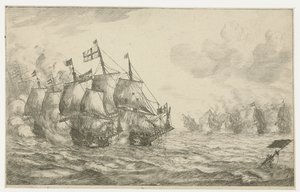 Battaglia navale da Reinier Nooms