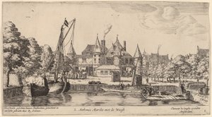 Nieuwmarkt con St. Anthoniswaag da Reinier Nooms, called Zeeman