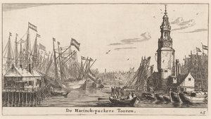 La torre Haringpakkers ad Amsterdam