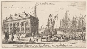 Veduta del Porto di Amsterdam con l