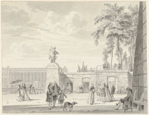 Le Tuileries a Parigi da Reinier Vinkeles (I)