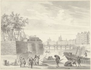 Veduta del Pont Rouge, Parigi