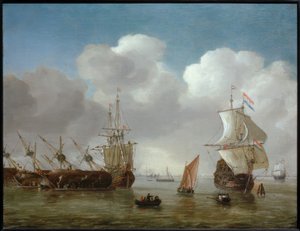 Scena portuale olandese da Reinier Zeeman