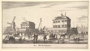 Scena invernale al Blockhouse di Amsterdam, XVII secolo