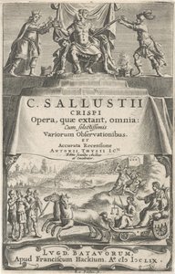 Un imperatore e la Giustizia su un carro trionfale da Reinier van Persijn