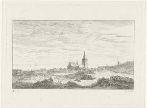Villaggio sul mare da Reinierus Albertus Ludovicus baron van Isendoorn à Blois