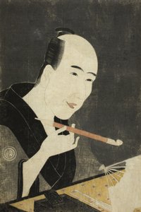 Ritratto di Santo Kyoden, il Maestro di Kyobashi