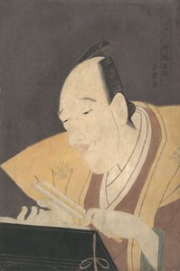 Il narratore Jo-ruri Tomimoto Buzendaya, ca. 1795 da Rekisentei Eiri