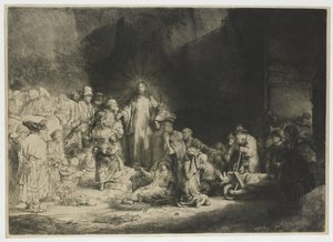 La stampa dei cento fiorini da Rembrandt van Rijn