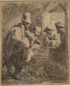 I musicisti ambulanti da Rembrandt