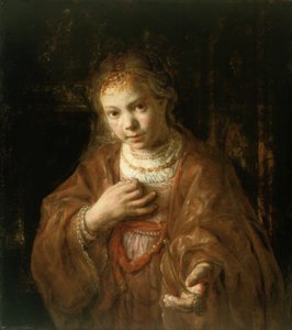 Giovane ragazza con in mano una medaglia