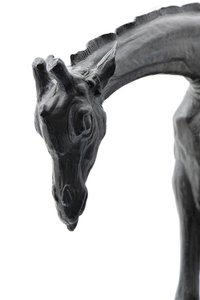 Grande giraffa con testa abbassata, modellata 1909-10, fusa prima del 1913