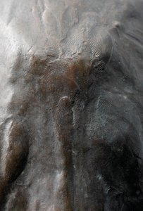 Grande giraffa con testa abbassata da Rembrandt Bugatti