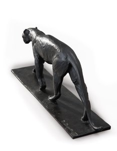 Leopardo in marcia