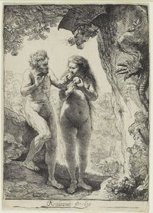 Adamo ed Eva da Rembrandt van Rijn
