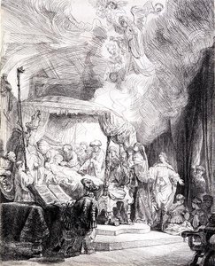 Morte della Vergine da Rembrandt Harmensz. van Rijn