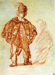 Studio di attore da Rembrandt Harmensz. van Rijn