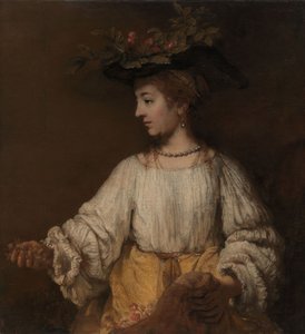 Flora, c.1654 da Rembrandt van Rijn