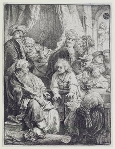 Giuseppe racconta i suoi sogni da Rembrandt van Rijn