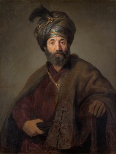 Uomo in costume orientale da Rembrandt van Rijn
