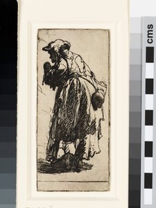 Vecchia mendicante con una zucca, c.1629