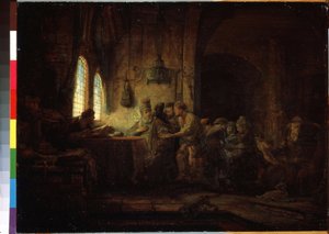 Parabola dei lavoratori della vigna da Rembrandt Harmensz. van Rijn