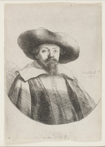 Samuel Manasseh Ben Israel, autore ebreo da Rembrandt van Rijn