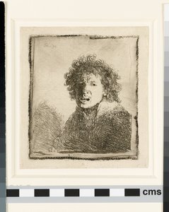 Autoritratto a bocca aperta da Rembrandt van Rijn